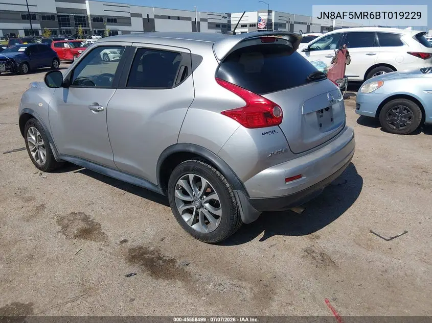 2011 Nissan Juke Sv VIN: JN8AF5MR6BT019229 Lot: 45558499