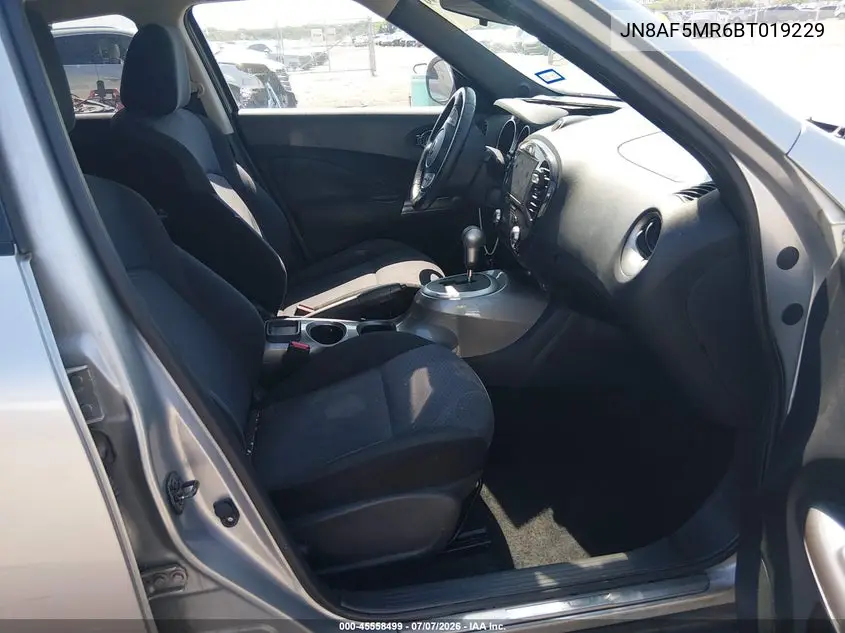 2011 Nissan Juke Sv VIN: JN8AF5MR6BT019229 Lot: 45558499