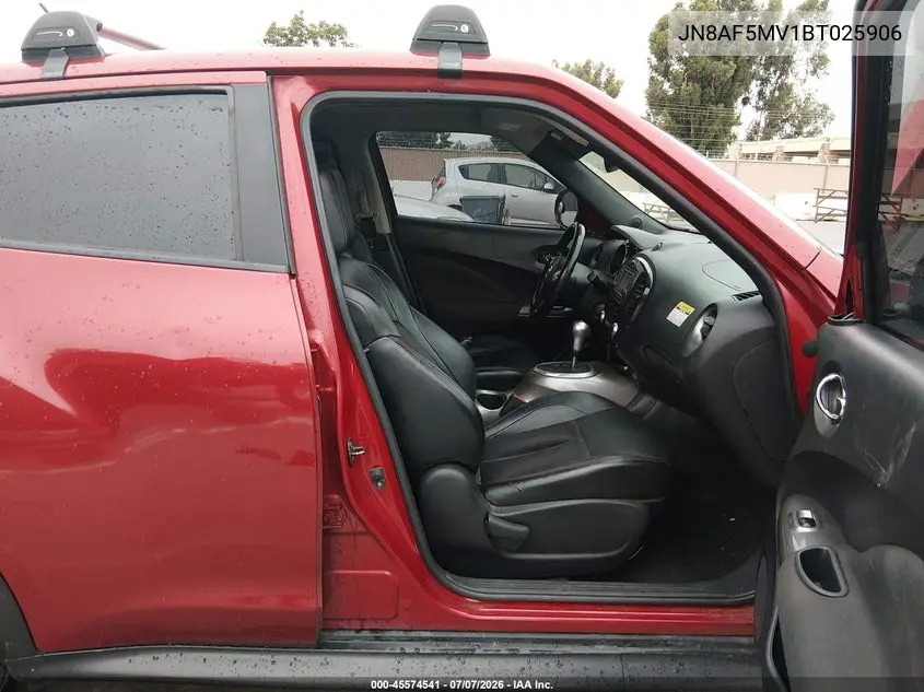 2011 Nissan Juke Sl VIN: JN8AF5MV1BT025906 Lot: 45574541