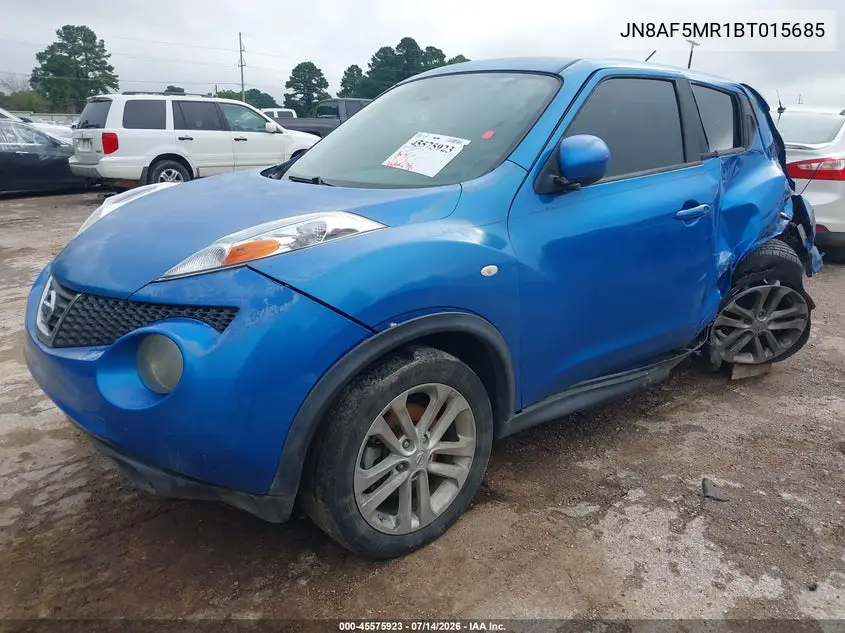 2011 Nissan Juke S VIN: JN8AF5MR1BT015685 Lot: 45575923