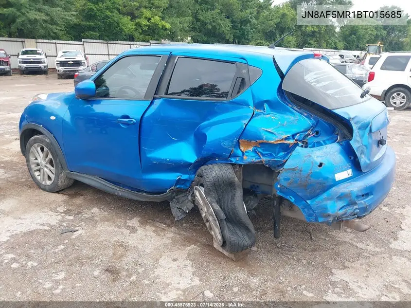2011 Nissan Juke S VIN: JN8AF5MR1BT015685 Lot: 45575923
