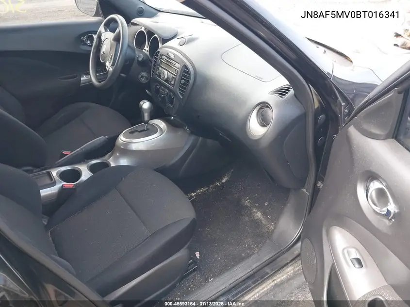 2011 Nissan Juke S VIN: JN8AF5MV0BT016341 Lot: 45593164