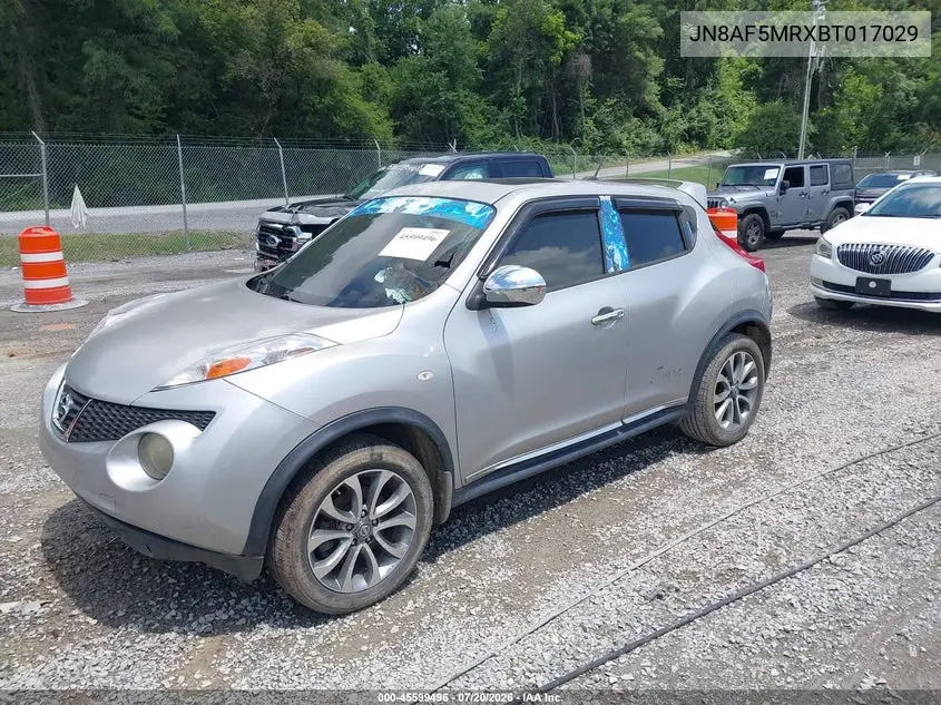 2011 Nissan Juke Sv VIN: JN8AF5MRXBT017029 Lot: 45599496