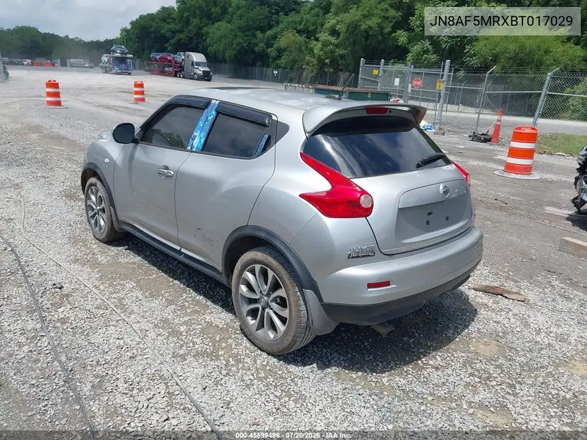 2011 Nissan Juke Sv VIN: JN8AF5MRXBT017029 Lot: 45599496
