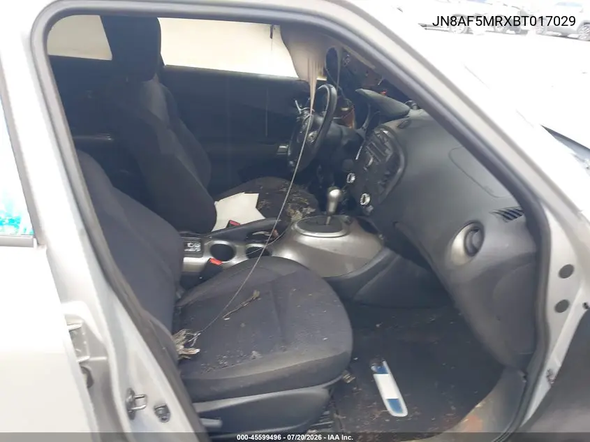 2011 Nissan Juke Sv VIN: JN8AF5MRXBT017029 Lot: 45599496