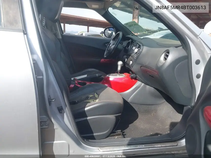 2011 Nissan Juke Sl VIN: JN8AF5MR4BT003613 Lot: 45620581