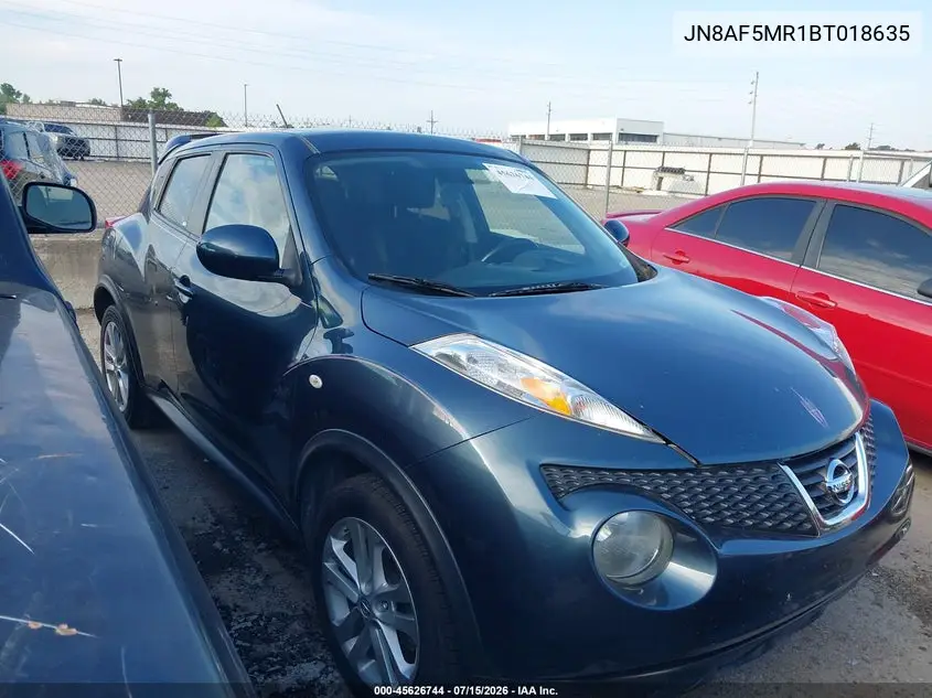 2011 Nissan Juke Sv VIN: JN8AF5MR1BT018635 Lot: 45626744