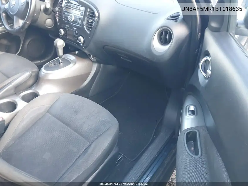 2011 Nissan Juke Sv VIN: JN8AF5MR1BT018635 Lot: 45626744