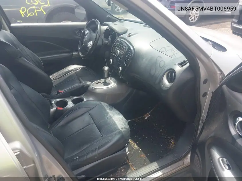 2011 Nissan Juke Sv VIN: JN8AF5MV4BT006959 Lot: 45657429