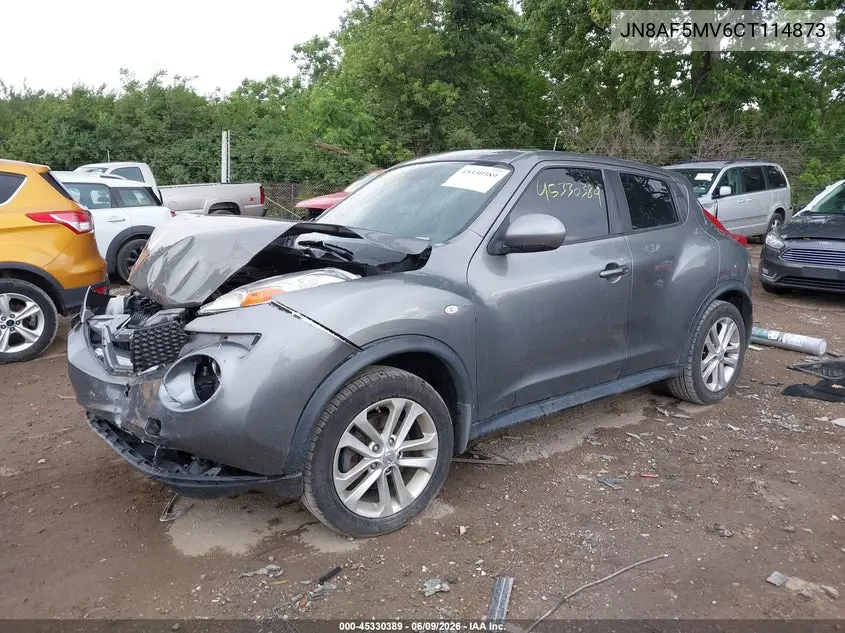 2012 Nissan Juke Sl VIN: JN8AF5MV6CT114873 Lot: 45330389
