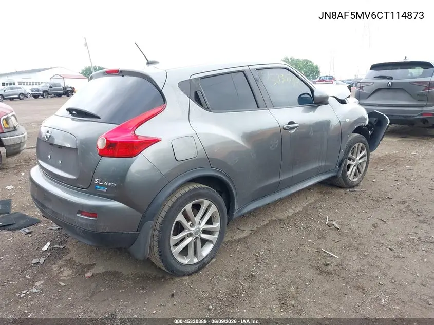 2012 Nissan Juke Sl VIN: JN8AF5MV6CT114873 Lot: 45330389