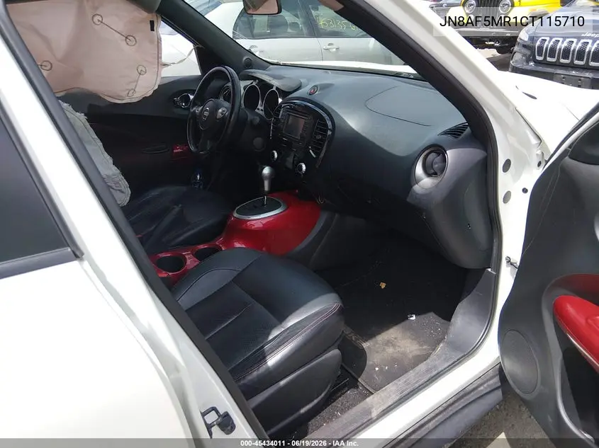 2012 Nissan Juke Sl VIN: JN8AF5MR1CT115710 Lot: 45434011
