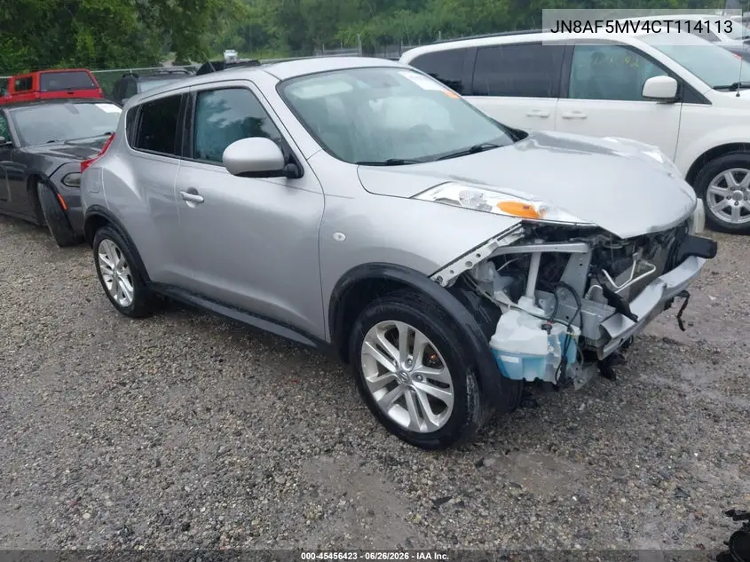2012 Nissan Juke Sv VIN: JN8AF5MV4CT114113 Lot: 45456423