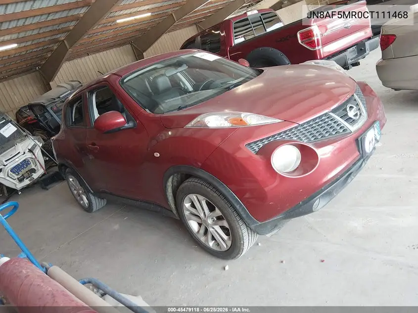 2012 Nissan Juke Sl VIN: JN8AF5MR0CT111468 Lot: 45479118