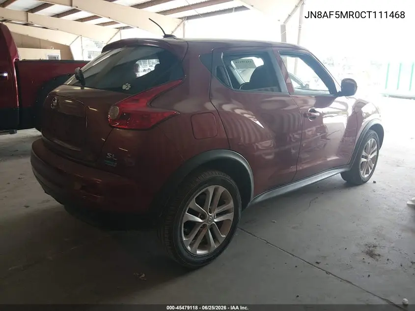 2012 Nissan Juke Sl VIN: JN8AF5MR0CT111468 Lot: 45479118