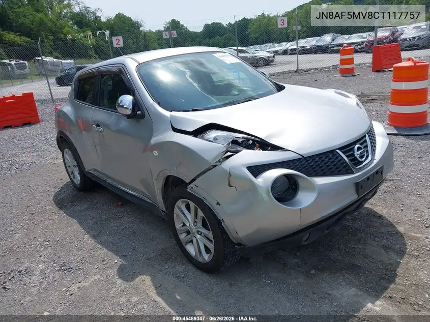 2012 Nissan Juke Sl VIN: JN8AF5MV8CT117757 Lot: 45489347