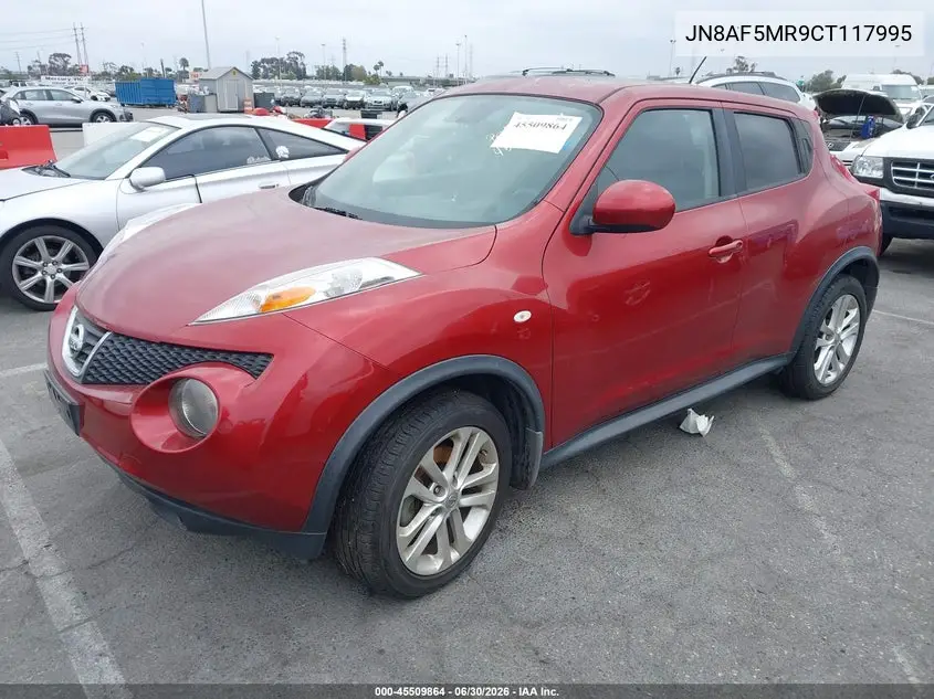 2012 Nissan Juke Sv VIN: JN8AF5MR9CT117995 Lot: 45509864