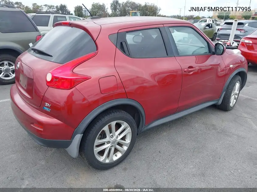 2012 Nissan Juke Sv VIN: JN8AF5MR9CT117995 Lot: 45509864