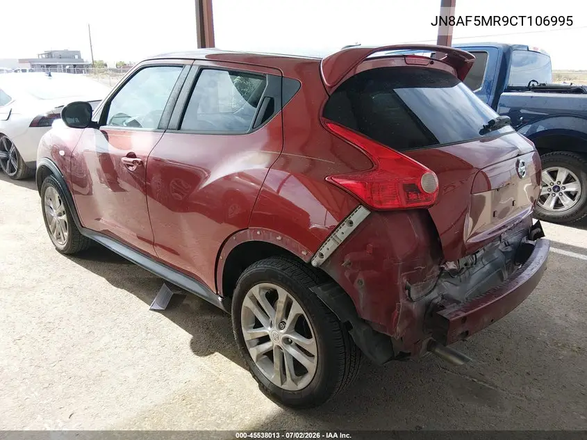 2012 Nissan Juke Sl VIN: JN8AF5MR9CT106995 Lot: 45538013
