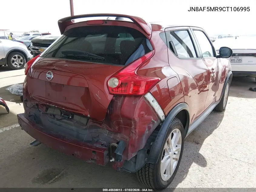 2012 Nissan Juke Sl VIN: JN8AF5MR9CT106995 Lot: 45538013