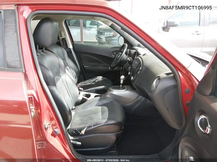 2012 Nissan Juke Sl VIN: JN8AF5MR9CT106995 Lot: 45538013