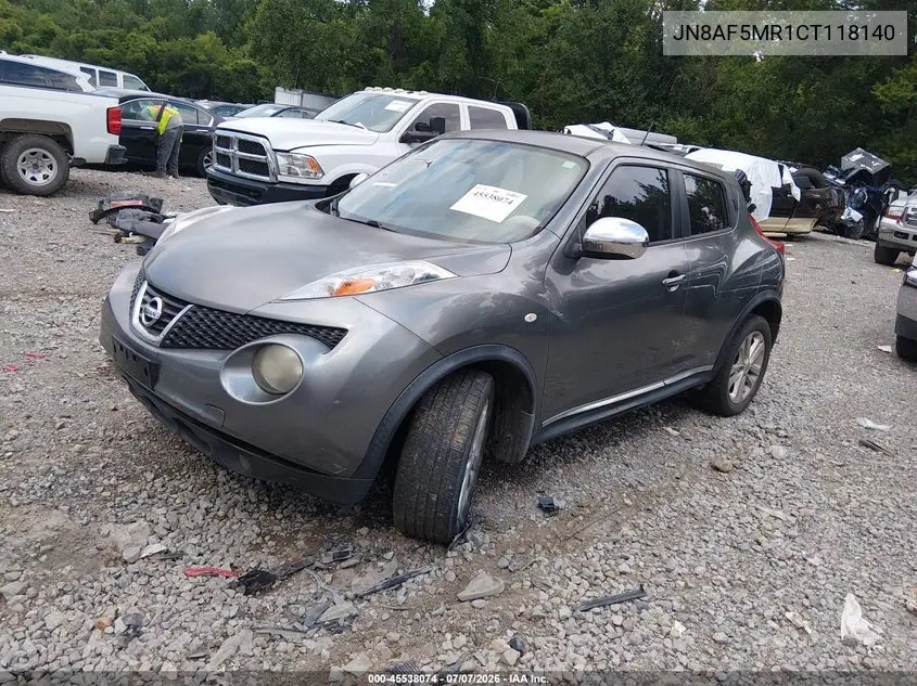2012 Nissan Juke Sl VIN: JN8AF5MR1CT118140 Lot: 45538074