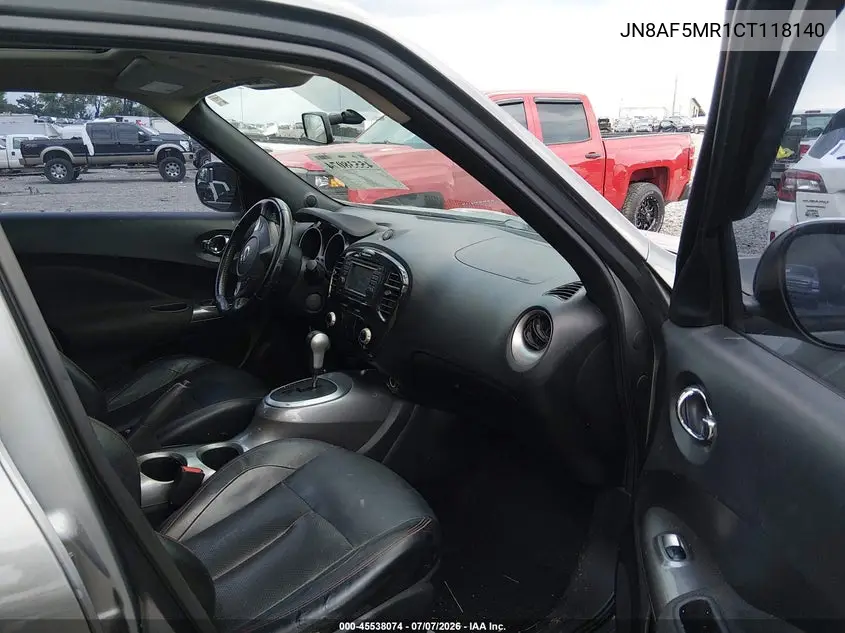 2012 Nissan Juke Sl VIN: JN8AF5MR1CT118140 Lot: 45538074