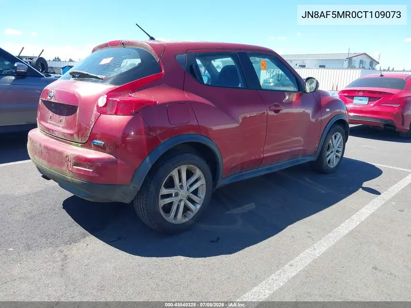 2012 Nissan Juke S VIN: JN8AF5MR0CT109073 Lot: 45540328