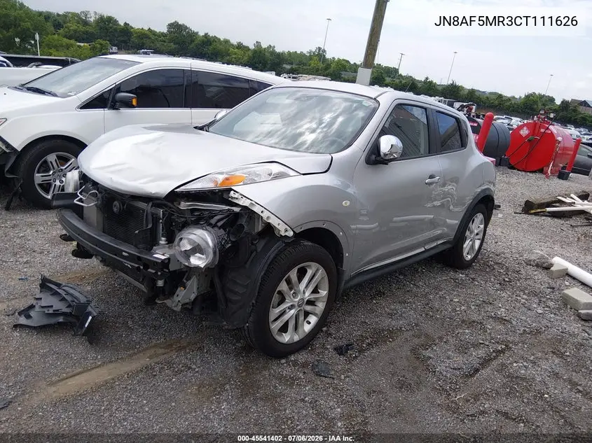 2012 Nissan Juke Sv VIN: JN8AF5MR3CT111626 Lot: 45541402