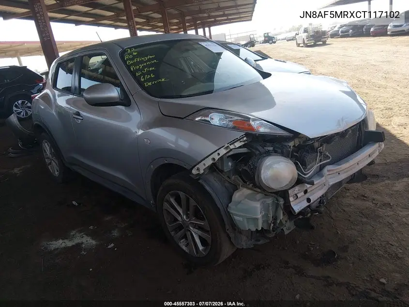 2012 Nissan Juke Sv VIN: JN8AF5MRXCT117102 Lot: 45557303