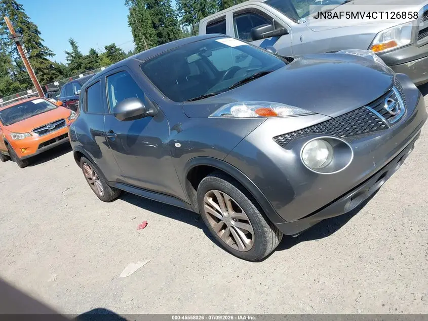 2012 Nissan Juke Sl VIN: JN8AF5MV4CT126858 Lot: 45558026