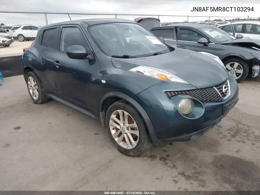 2012 Nissan Juke Sl VIN: JN8AF5MR8CT103294 Lot: 45614487