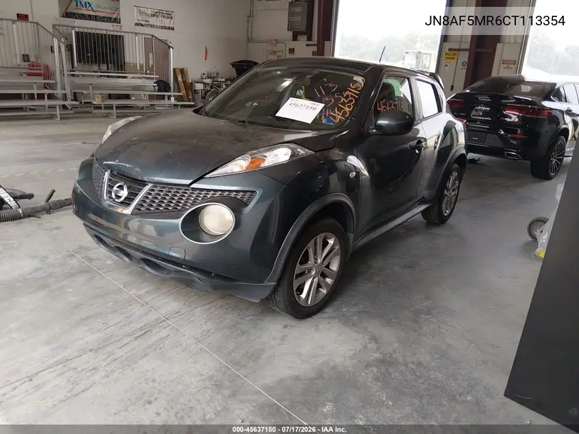 2012 Nissan Juke S VIN: JN8AF5MR6CT113354 Lot: 45637150