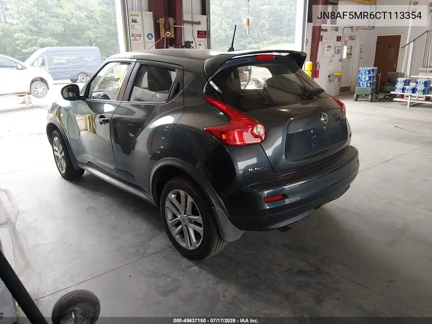 2012 Nissan Juke S VIN: JN8AF5MR6CT113354 Lot: 45637150