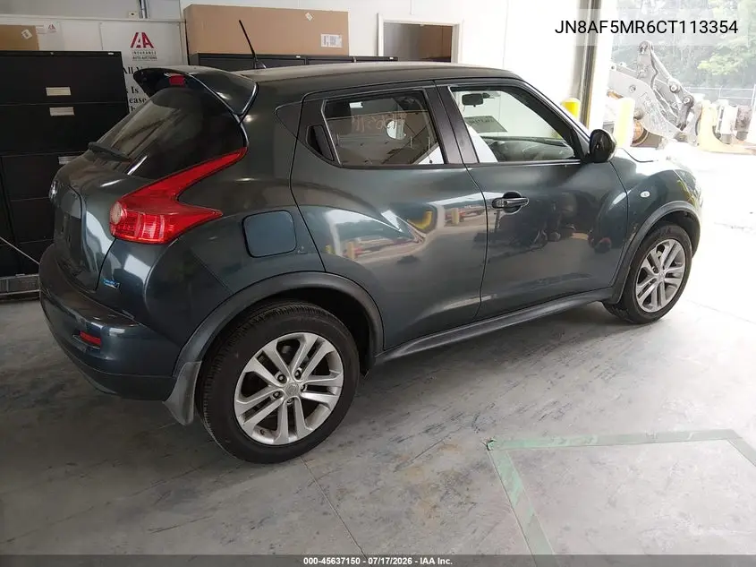 2012 Nissan Juke S VIN: JN8AF5MR6CT113354 Lot: 45637150