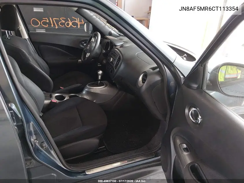 2012 Nissan Juke S VIN: JN8AF5MR6CT113354 Lot: 45637150