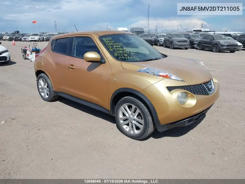 2013 Nissan Juke Nismo/Sl/Sv VIN: JN8AF5MV2DT211005 Lot: 12656045x