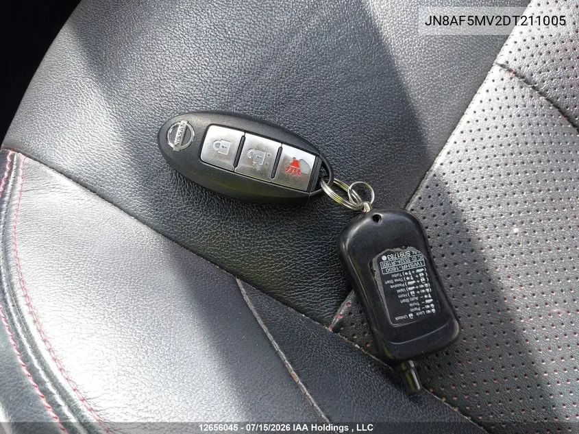 2013 Nissan Juke Nismo/Sl/Sv VIN: JN8AF5MV2DT211005 Lot: 12656045x