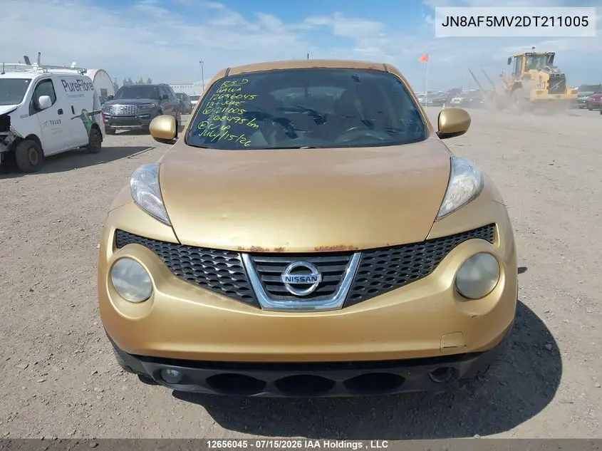 2013 Nissan Juke Nismo/Sl/Sv VIN: JN8AF5MV2DT211005 Lot: 12656045x