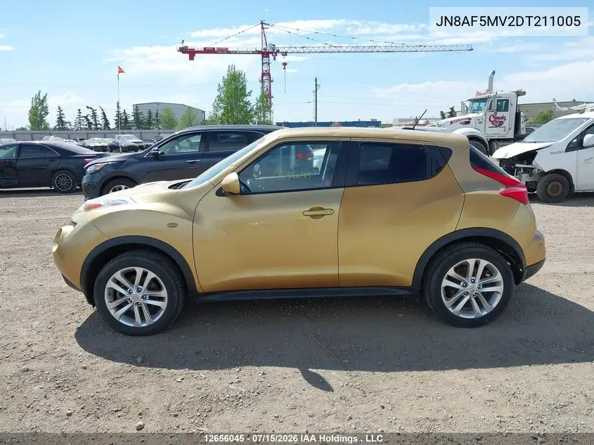2013 Nissan Juke Nismo/Sl/Sv VIN: JN8AF5MV2DT211005 Lot: 12656045x