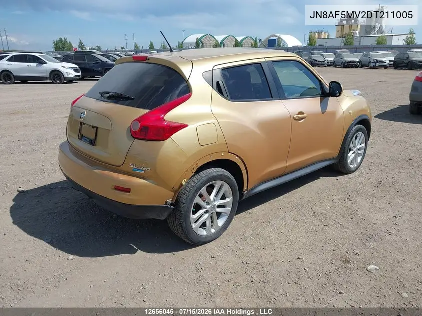 2013 Nissan Juke Nismo/Sl/Sv VIN: JN8AF5MV2DT211005 Lot: 12656045x