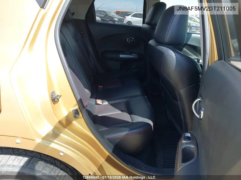 2013 Nissan Juke Nismo/Sl/Sv VIN: JN8AF5MV2DT211005 Lot: 12656045x