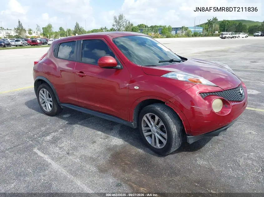2013 Nissan Juke S VIN: JN8AF5MR8DT211836 Lot: 45223335