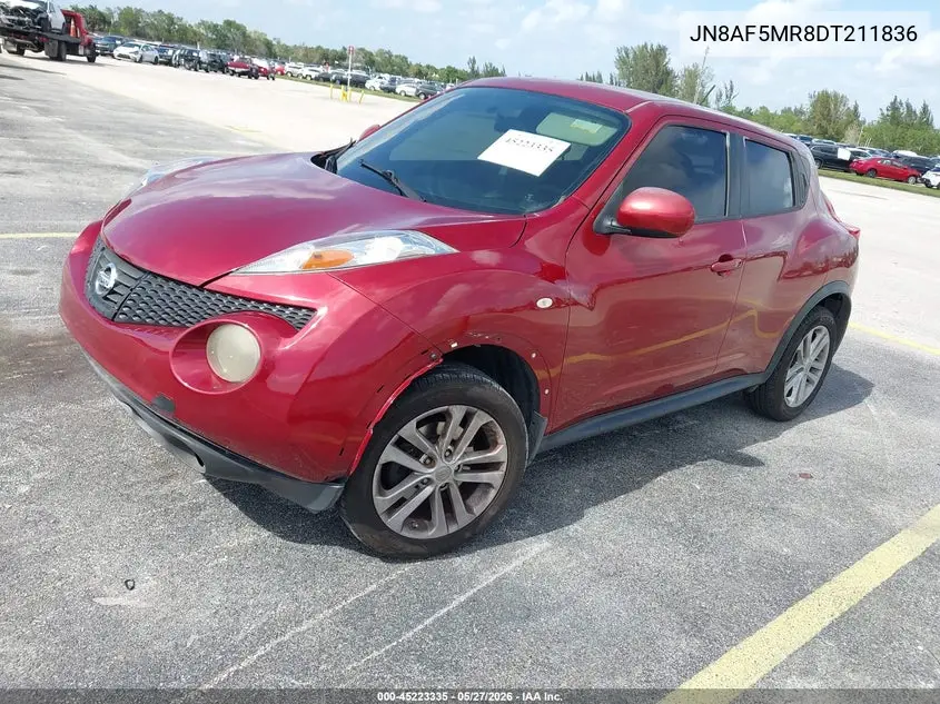 2013 Nissan Juke S VIN: JN8AF5MR8DT211836 Lot: 45223335