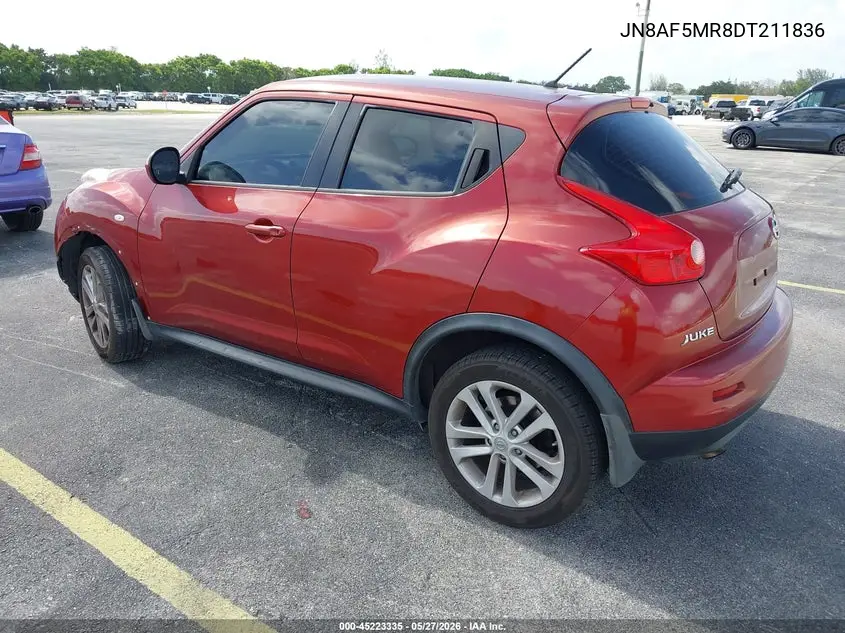 2013 Nissan Juke S VIN: JN8AF5MR8DT211836 Lot: 45223335
