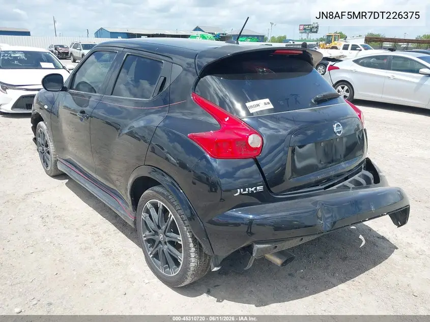 2013 Nissan Juke Nismo VIN: JN8AF5MR7DT226375 Lot: 45310720