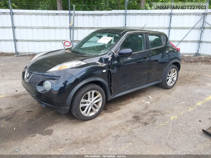 2013 Nissan Juke S VIN: JN8AF5MV4DT227903 Lot: 45386407