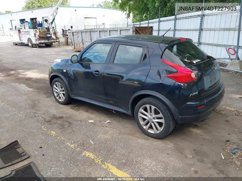 2013 Nissan Juke S VIN: JN8AF5MV4DT227903 Lot: 45386407