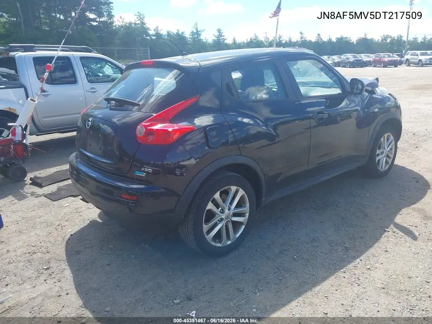 2013 Nissan Juke S VIN: JN8AF5MV5DT217509 Lot: 45391467