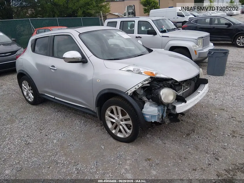 2013 Nissan Juke Sv VIN: JN8AF5MV7DT205202 Lot: 45455404